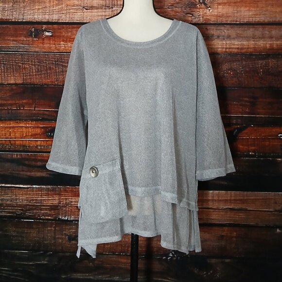 Ali Miles Boho Tunic XL Petite - Picture 2 of 10